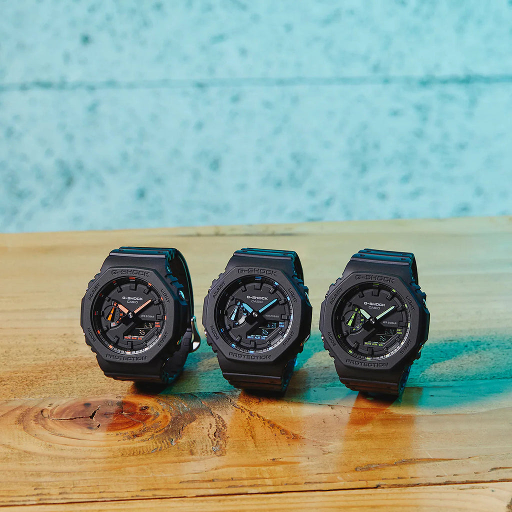 G-SHOCK GA-2100-1A2DR Octagonal Bezel