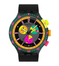 SWATCH SB02B104 Neon Seppia Chronograph Watch