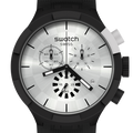 SWATCH SB02B404 Chequered Silver Men's Watch