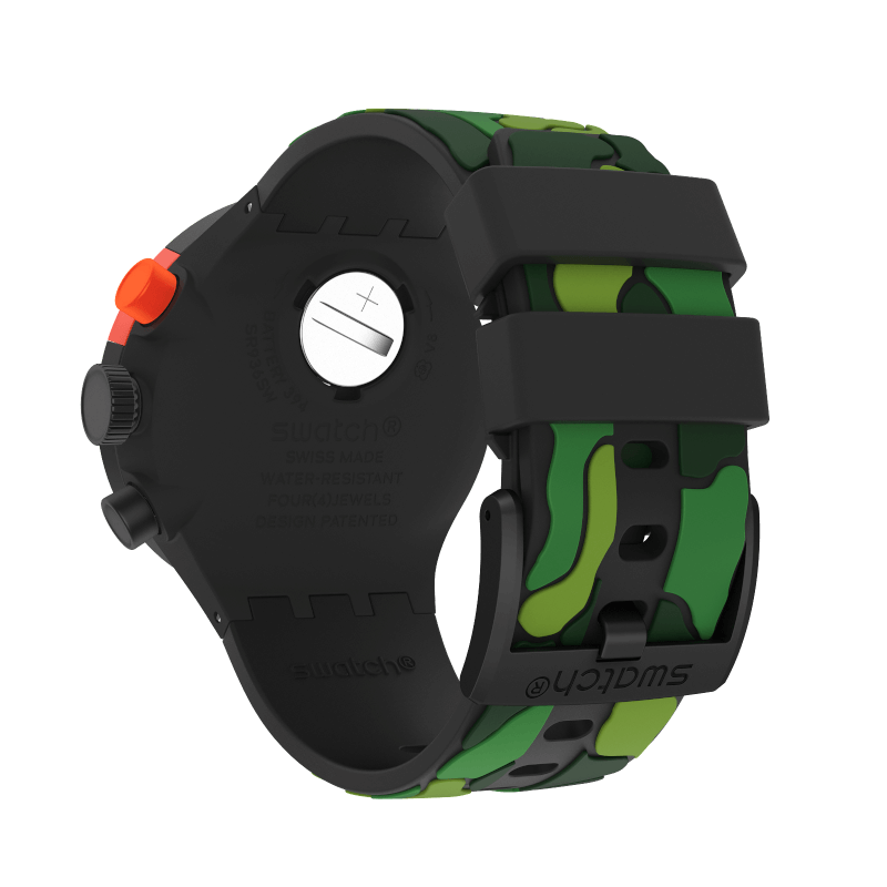 SWATCH SB02B409 Escape Jungle Men's Watch