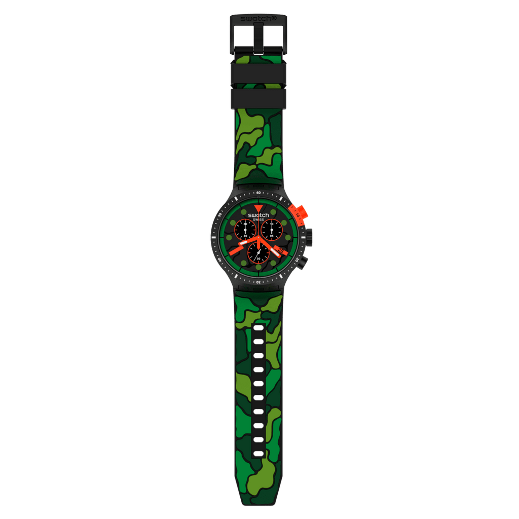 SWATCH SB02B409 Escape Jungle Men's Watch