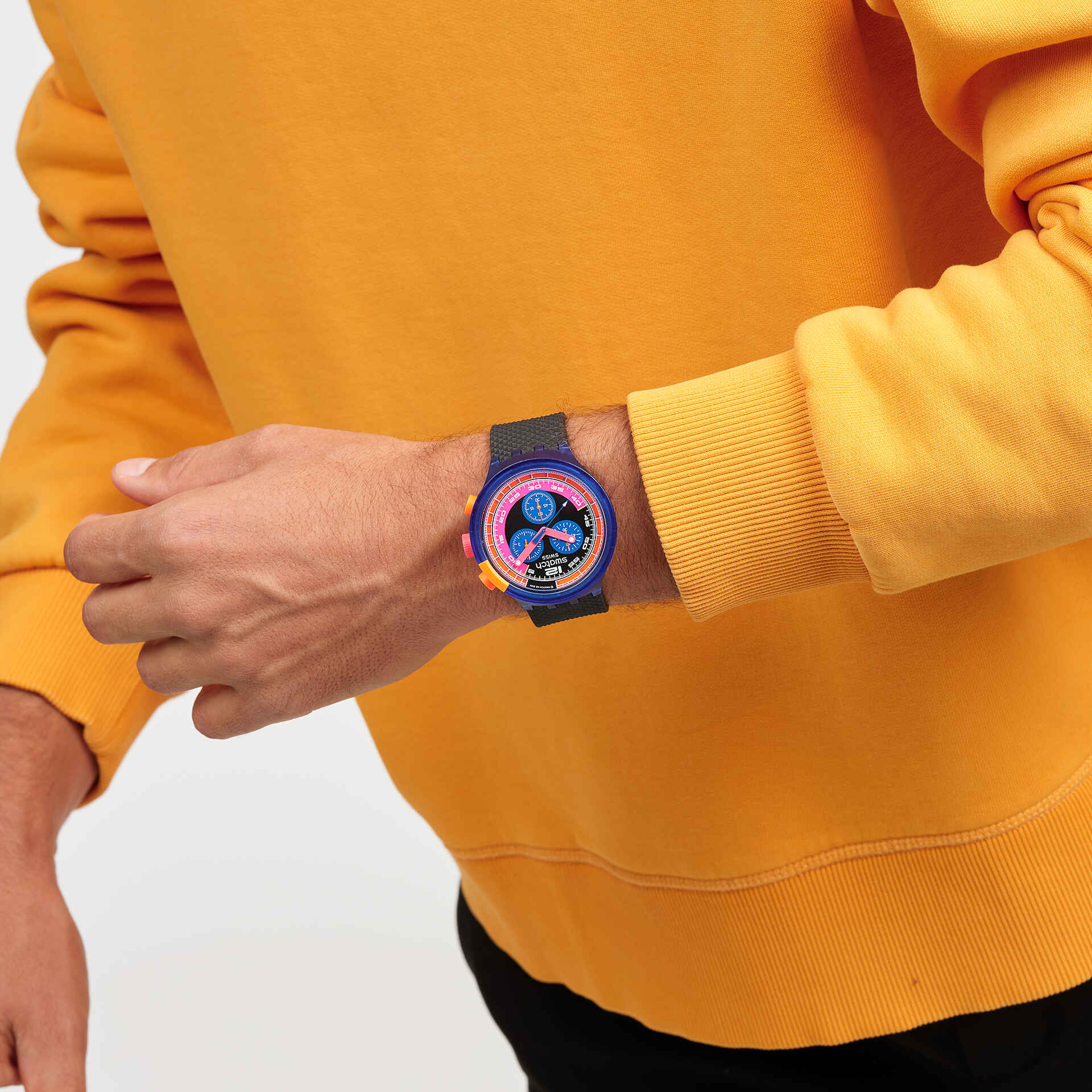 SWATCH SB06N102 Neon Party To The Max Watch
