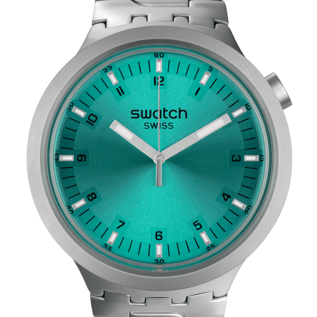SWATCH SB07S100G Aqua Shimmer Men's Watch