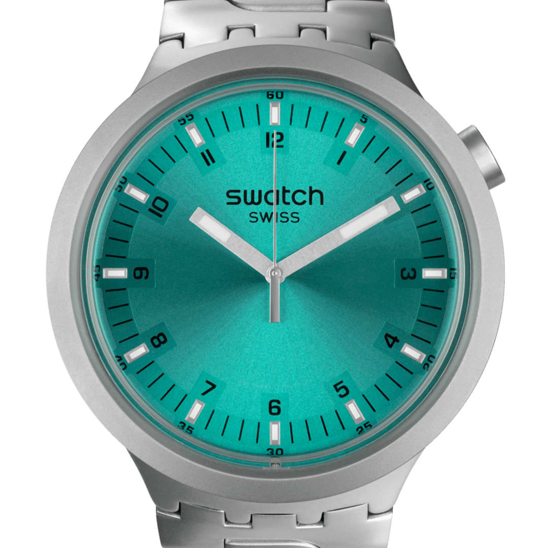 SWATCH SB07S100G Aqua Shimmer Men's Watch