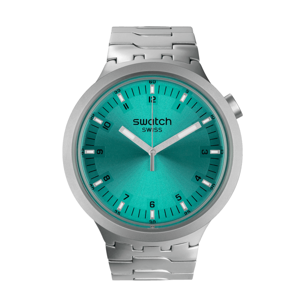 SWATCH SB07S100G Aqua Shimmer Men's Watch