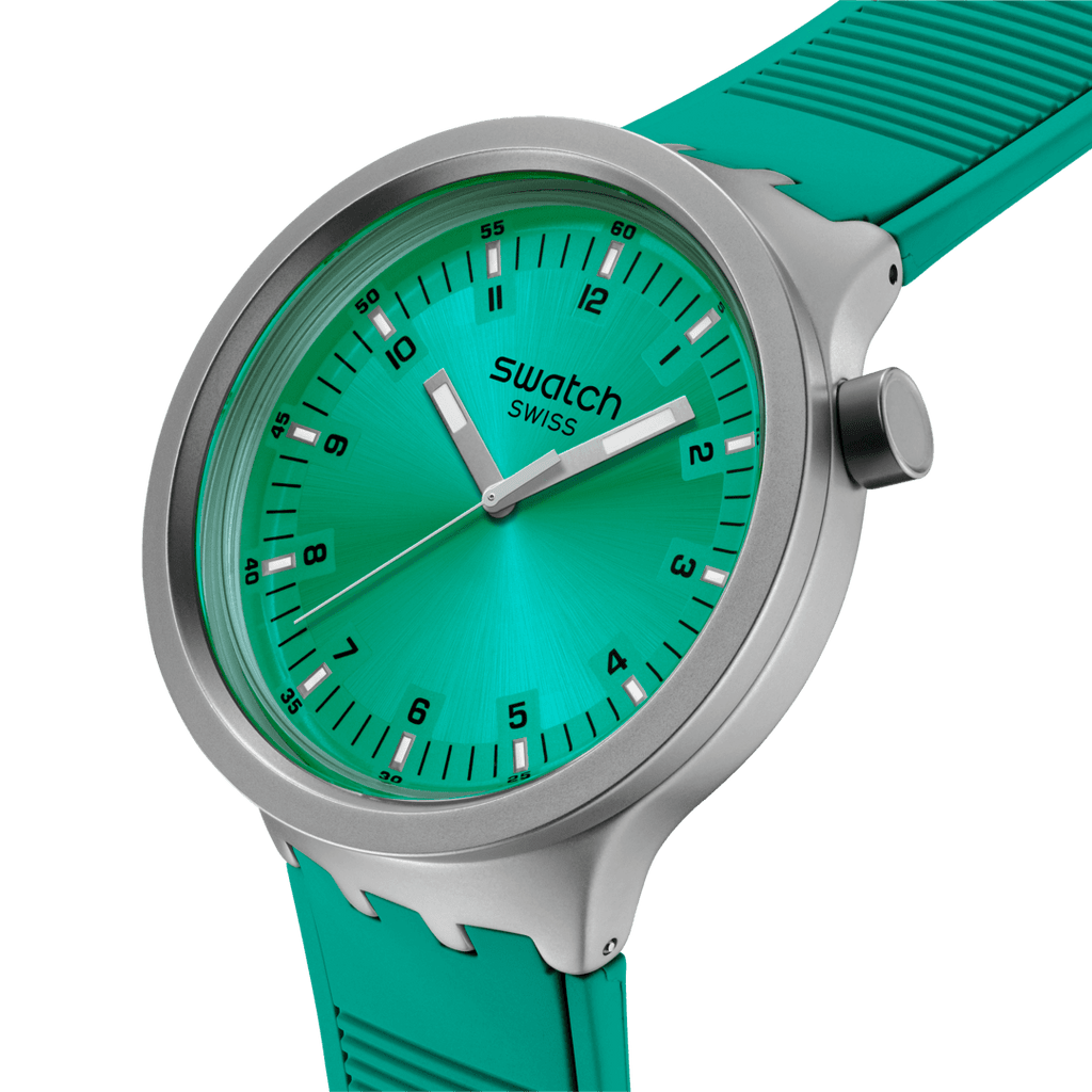 SWATCH SB07S100 Aqua Shimmer Men's Watch