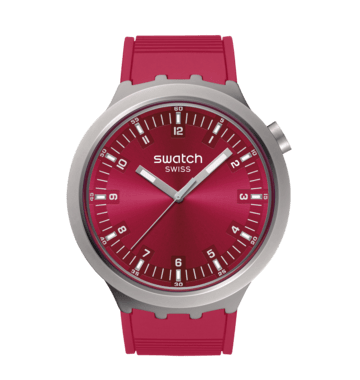 SWATCH SB07S104 Scarlet Shimmer Men's Watch