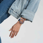 SWATCH SB07S114 Orange In The Works Men's Watch
