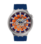 SWATCH SB07S114 Orange In The Works Men's Watch