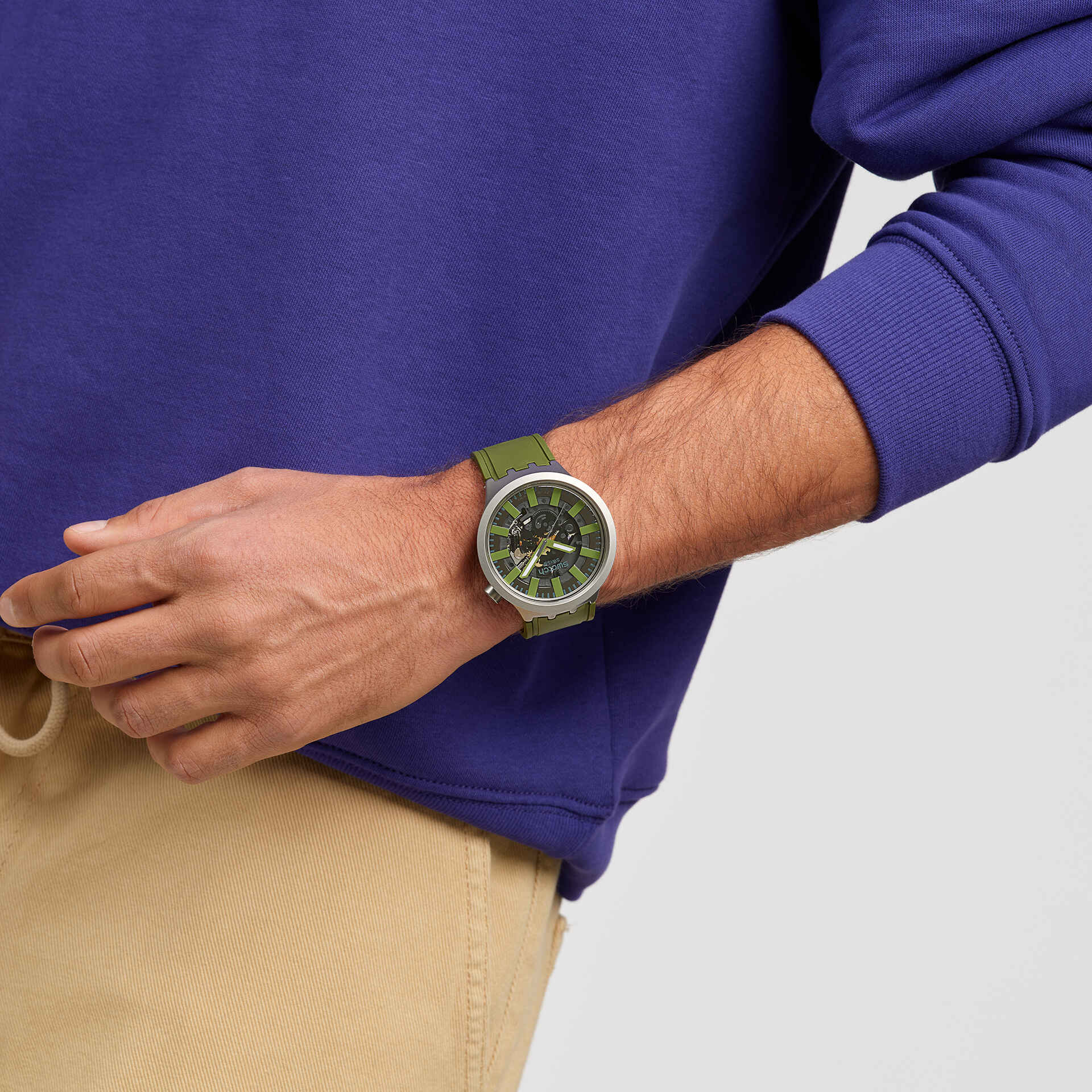 SWATCH SB07S118 Thru The Underbrush Watch