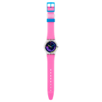SWATCH SO28K111 Neon Pink Podium Women's Watch