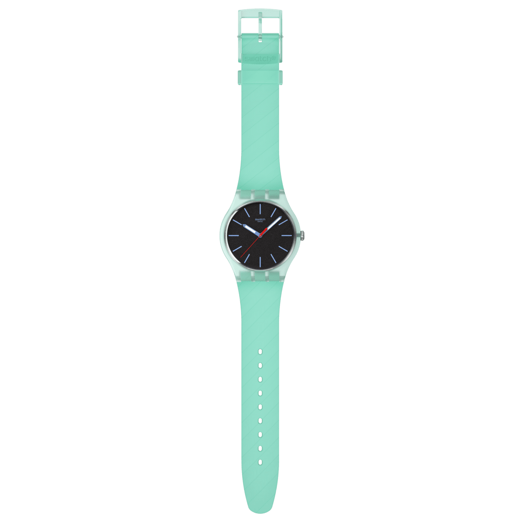 SWATCH SO29L103 Hint Of Mint Men's Watch