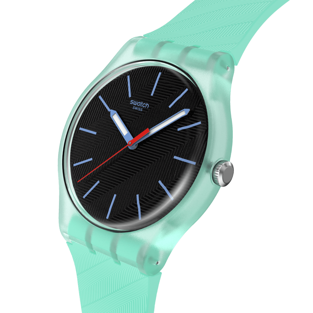 SWATCH SO29L103 Hint Of Mint Men's Watch