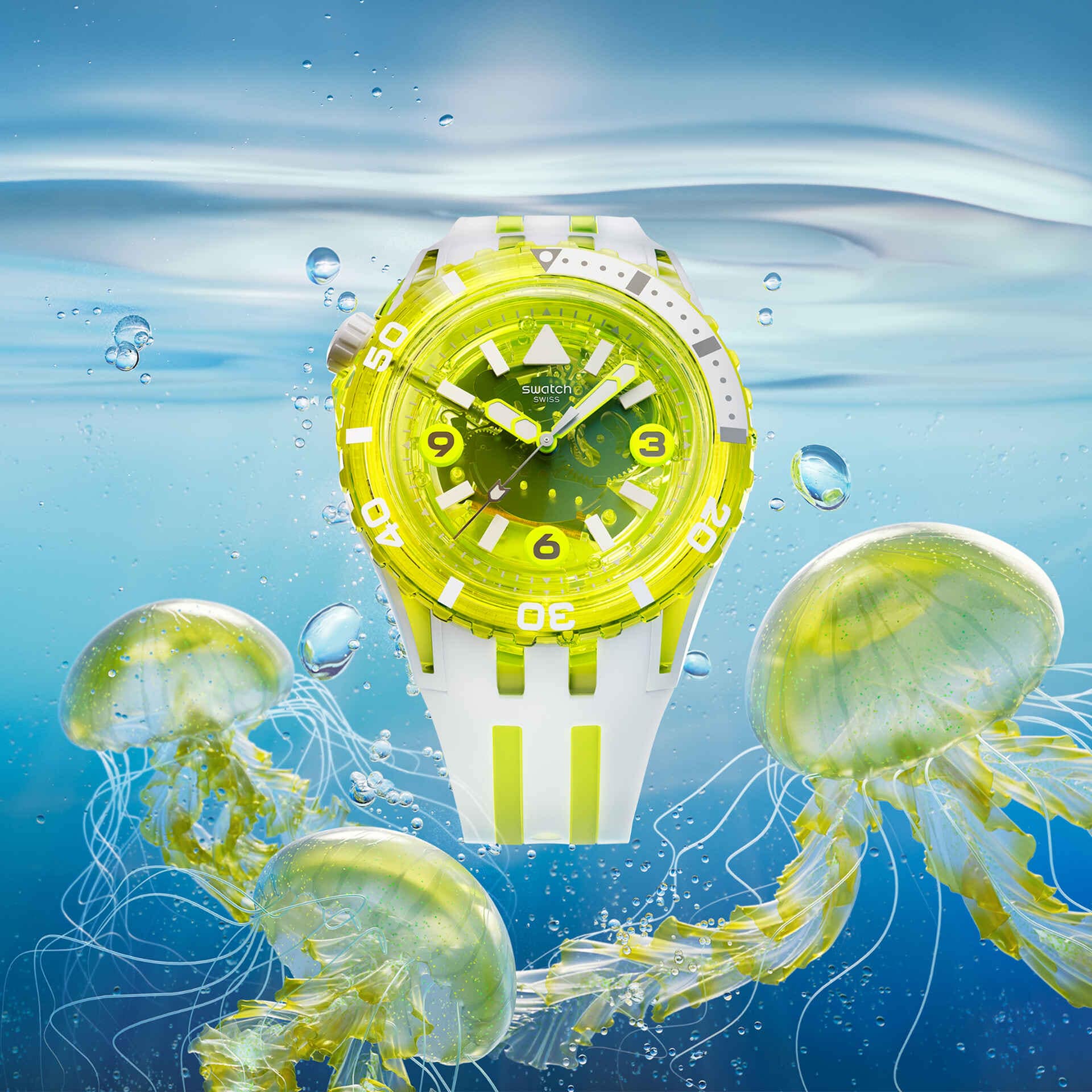 SWATCH SSCU09J100 Scubaqua Watch