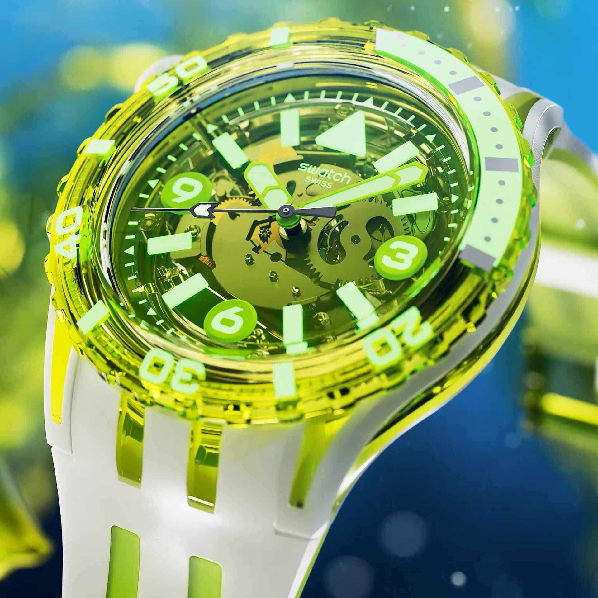 SWATCH SSCU09J100 Scubaqua Watch