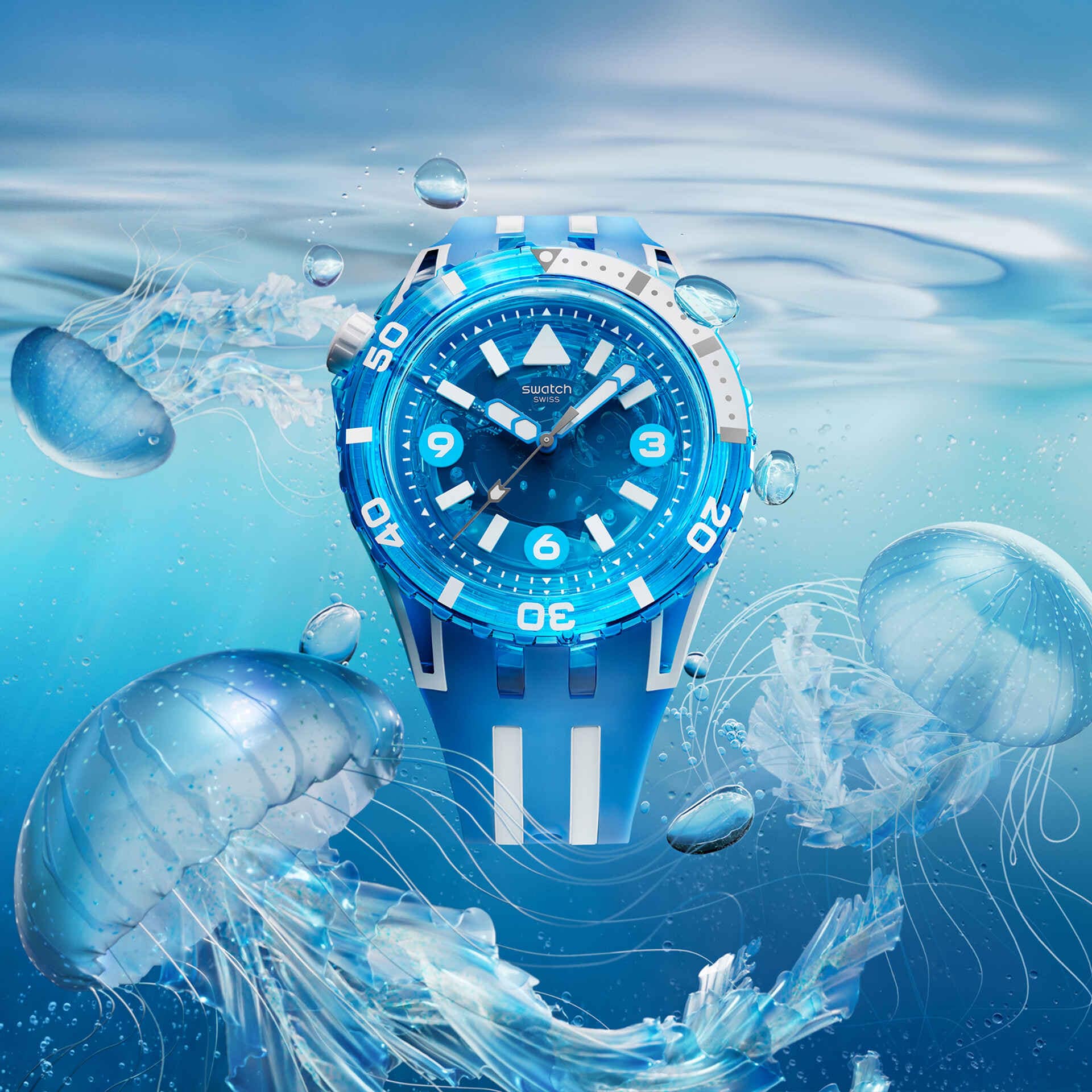 SWATCH SSCU09S100 Scubaqua Watch
