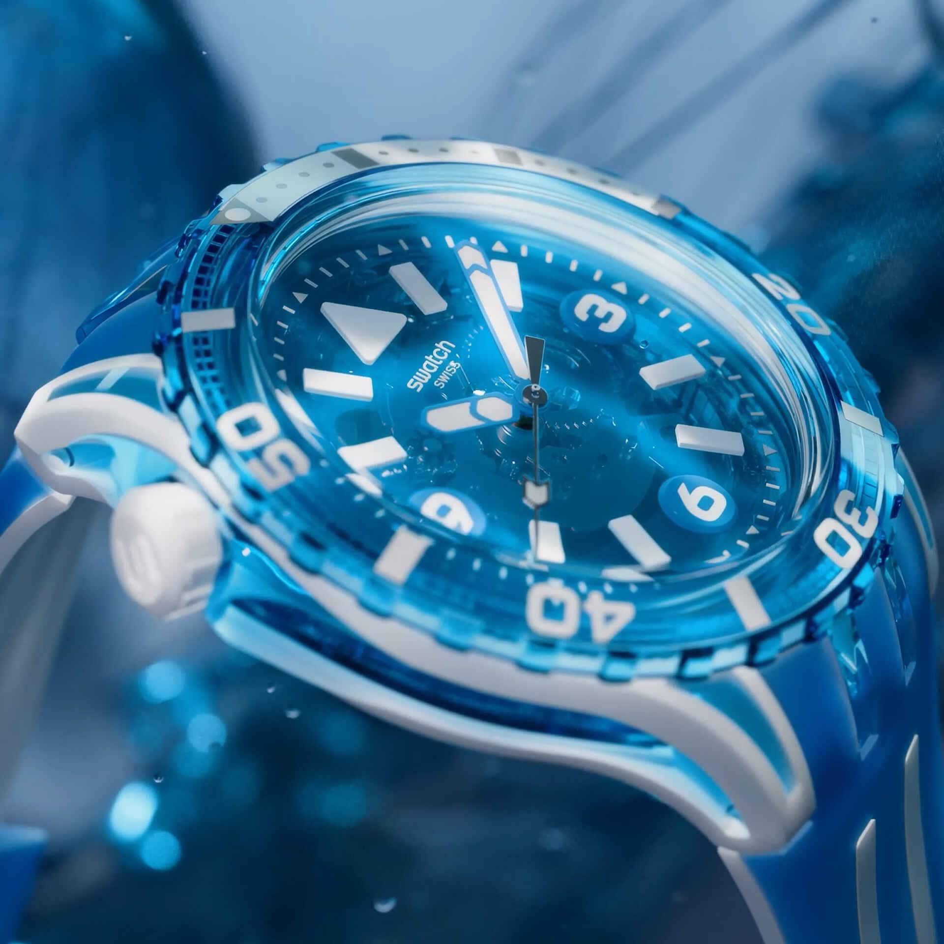 SWATCH SSCU09S100 Scubaqua Watch