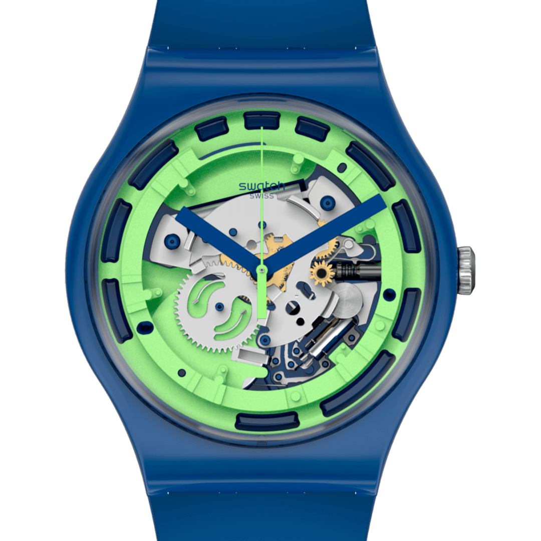 SWATCH SUON147 Green Anatomy Unisex Watch