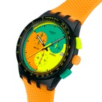 SWATCH SUSB422 Neon Signal Flag Watch