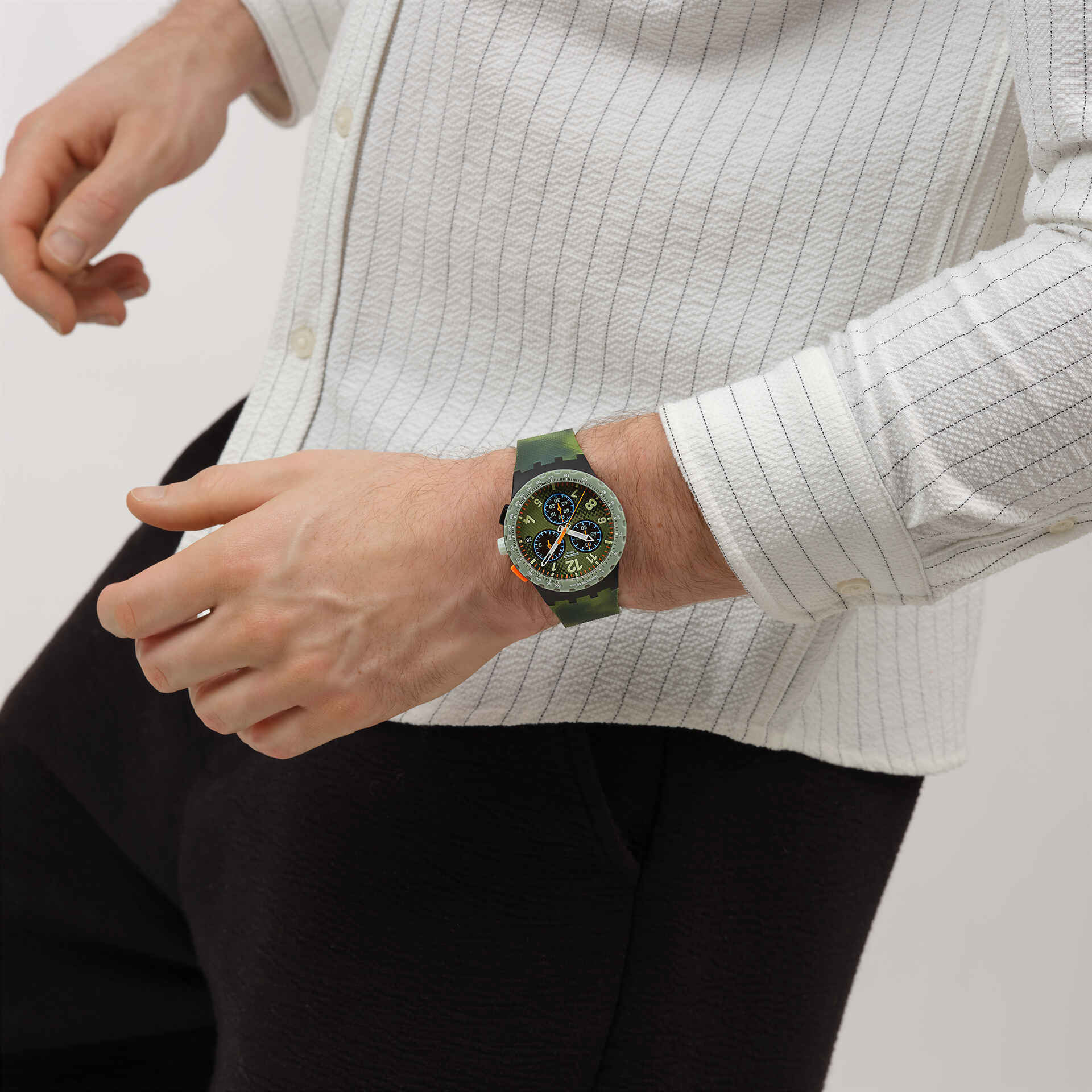 SWATCH SUSB423 Midday Camo Watch