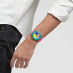 SWATCH SUSG408 Neon Flash Arrow Watch