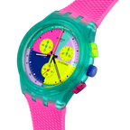 SWATCH SUSG408 Neon Flash Arrow Watch