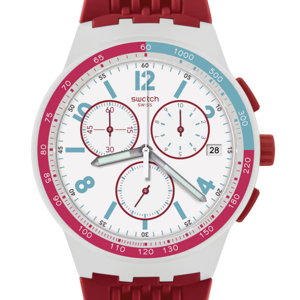 SWATCH RED TRACK SUSM403