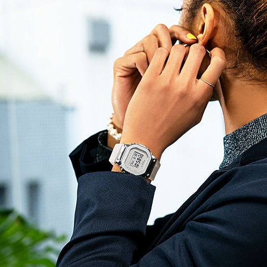 G-SHOCK GM-S5600SK-7DR Metal-Covered Women