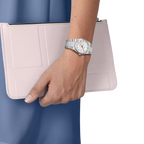 TISSOT Women's PRX White Mother-of-Pearl Dial Watch | T137.210.11.111.00