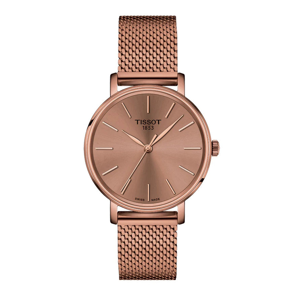 TISSOT Women's Everytime Rose Gold Watch | T143.210.33.331.00