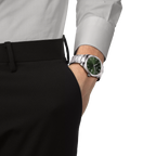TISSOT Men's PR 100 Green Dial Watch | T150.410.11.091.00