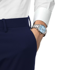 TISSOT Men's PR 100 Ice Blue Dial Watch | T150.417.11.351.00