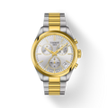 TISSOT Men's PR 100 Silver Gold Band Watch | T150.417.22.051.00
