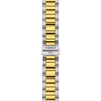 TISSOT Men's PR 100 Silver Gold Band Watch | T150.417.22.051.00