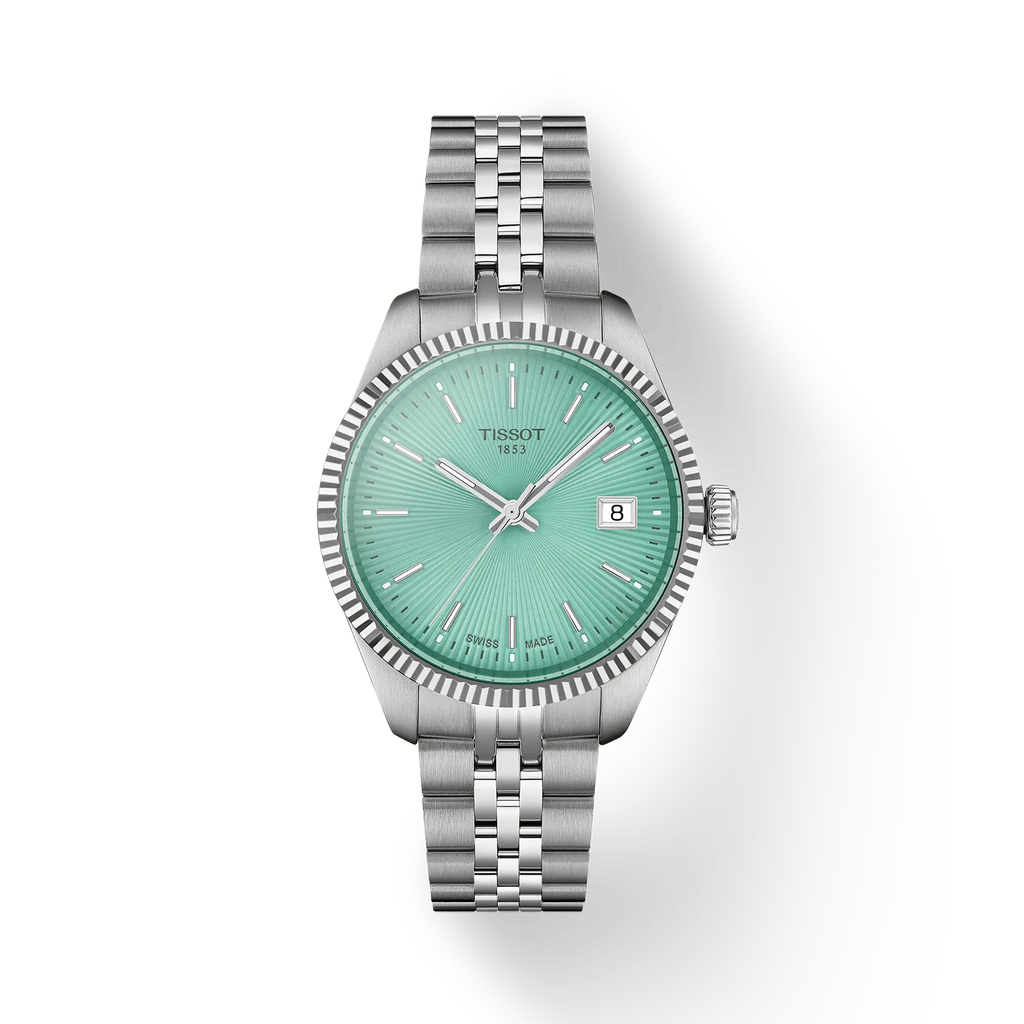 TISSOT Men’s Ballade Light green Dial Watch | T156.210.11.091.00