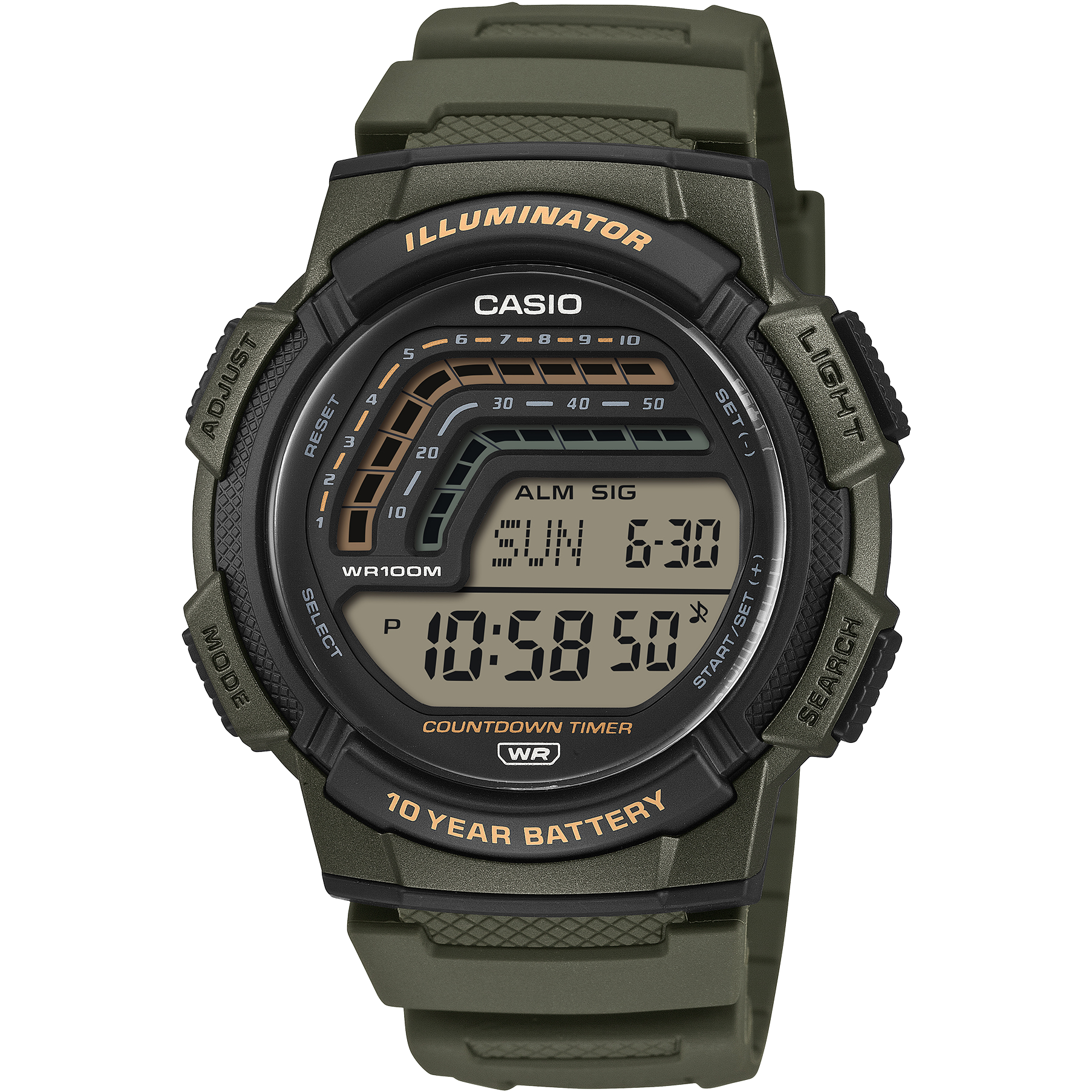 CASIO WS-1800-3AVDF Men Watch