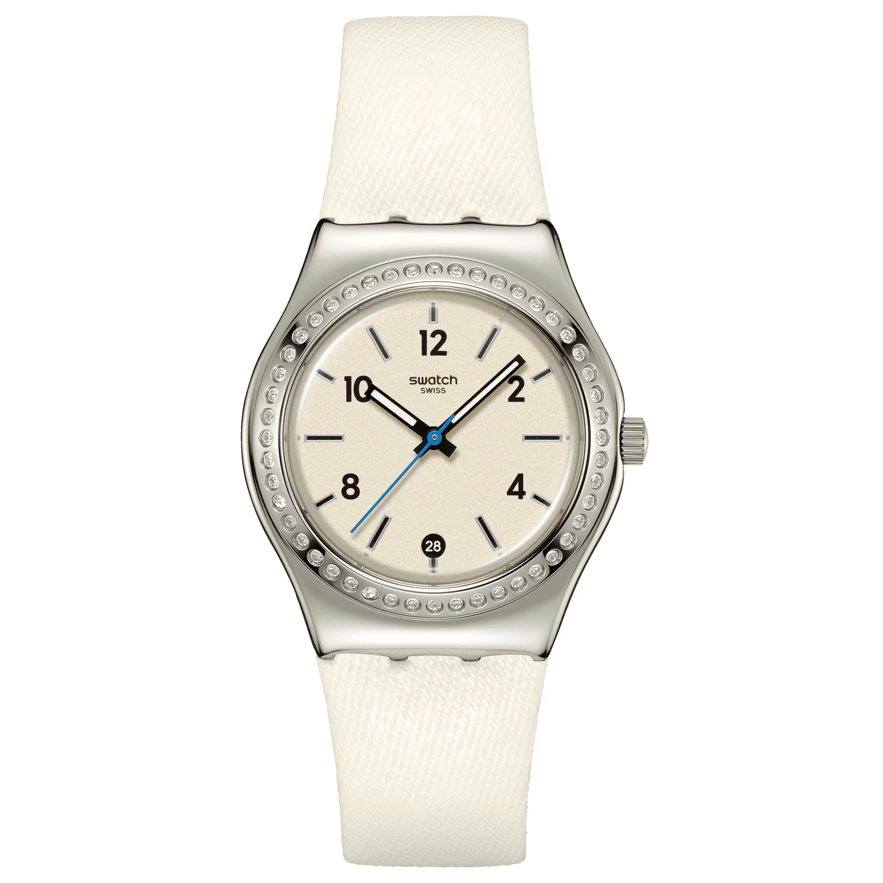 SWATCH YLS471 Glacial Petals Women's Watch