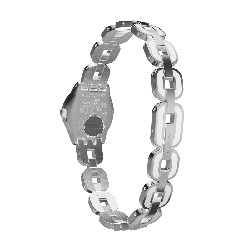 SWATCH YSS254G White Chain Women's Watch