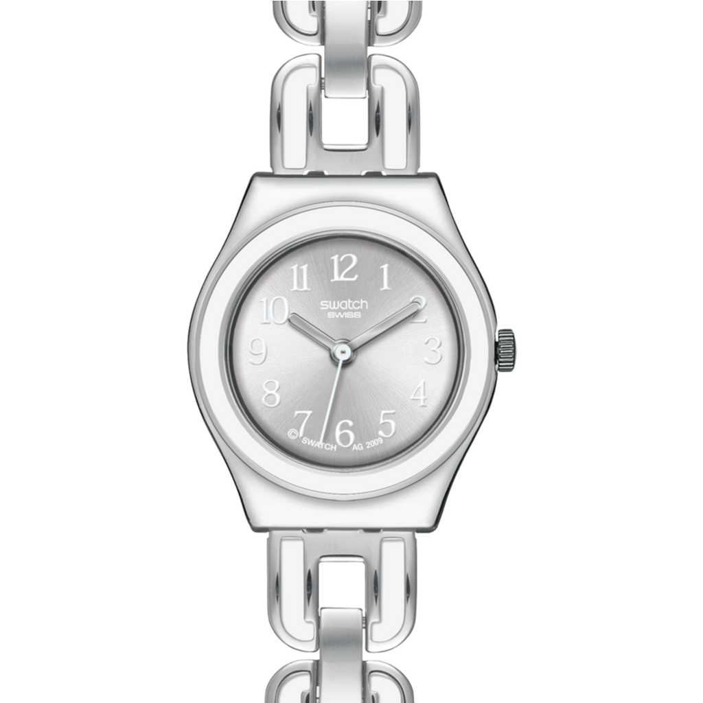 SWATCH YSS254G White Chain Women's Watch