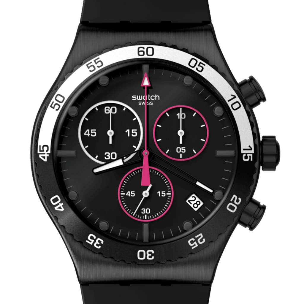 SWATCH YVB413 Magenta At Night