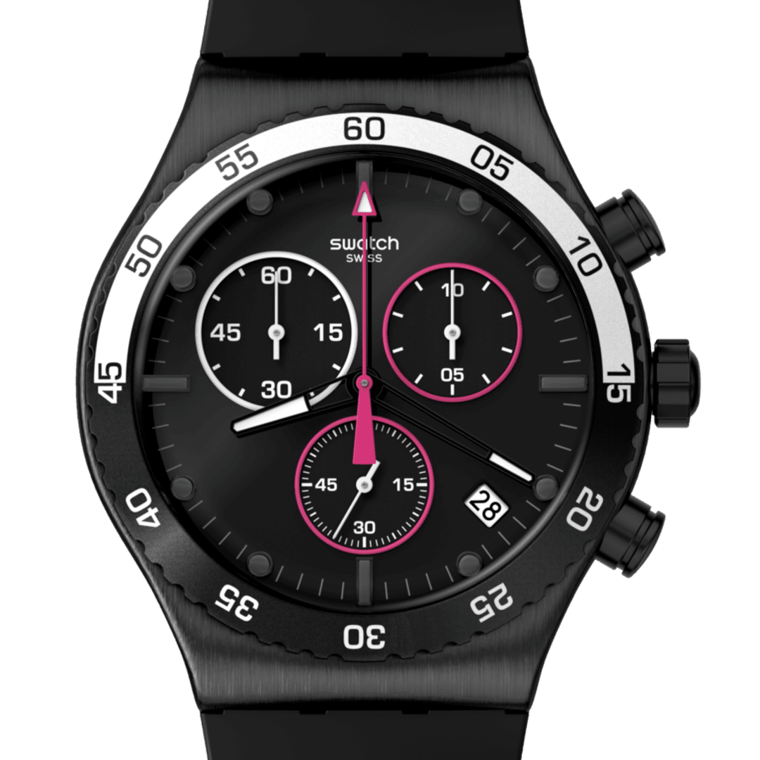 SWATCH YVB413 Magenta At Night