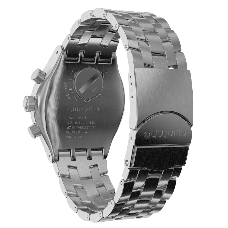 SWATCH YVS447G Silver Again Men's Watch