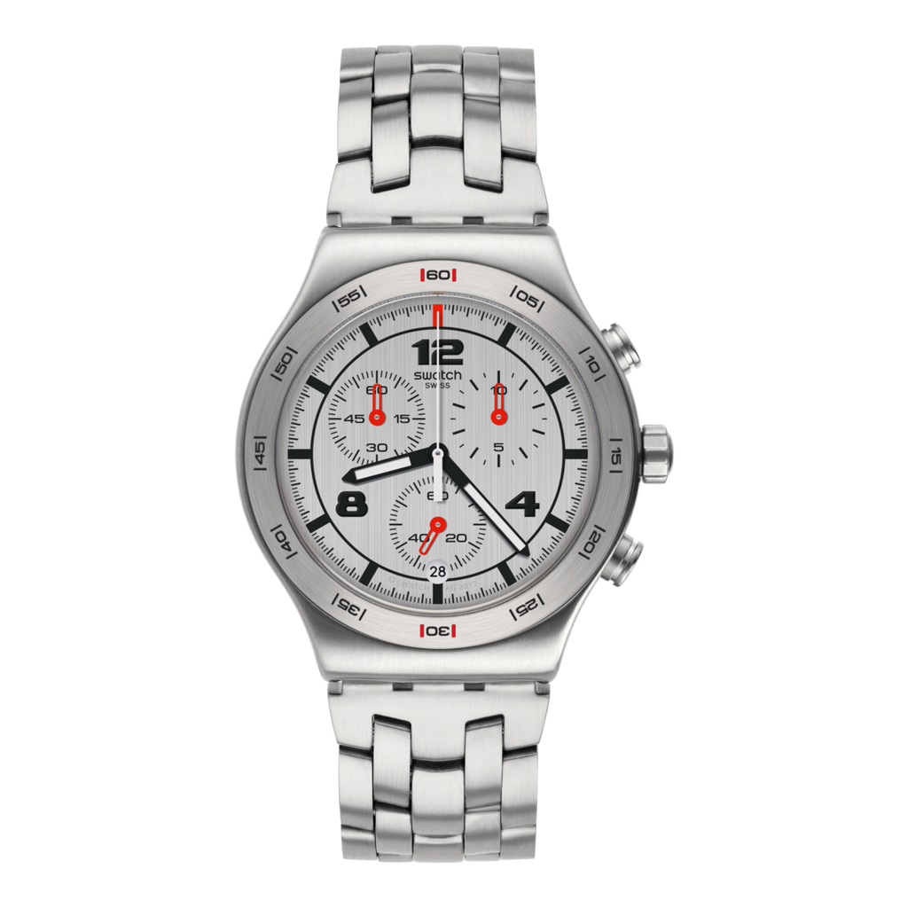 SWATCH YVS447G Silver Again Men's Watch