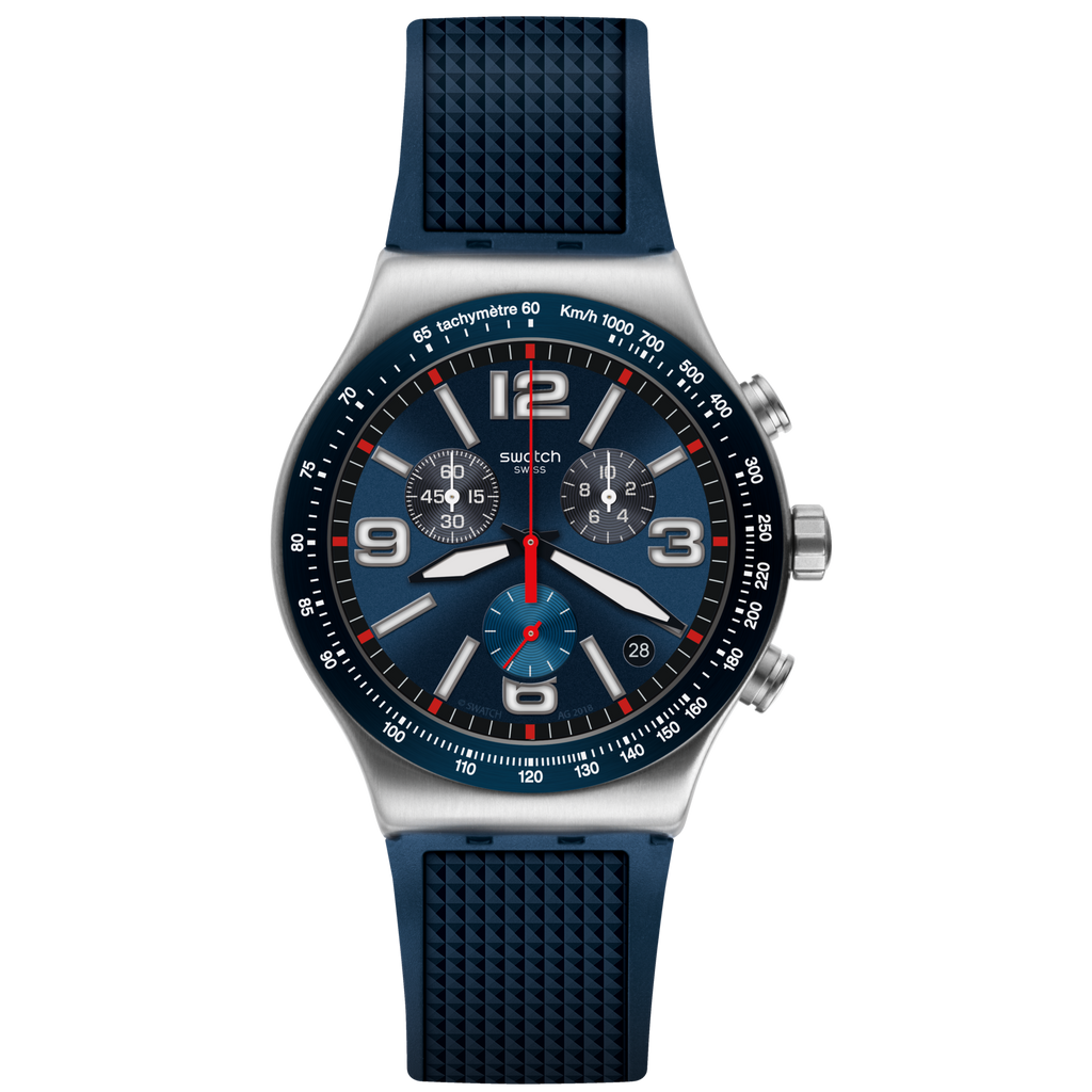 SWATCH Blue Grid YVS454