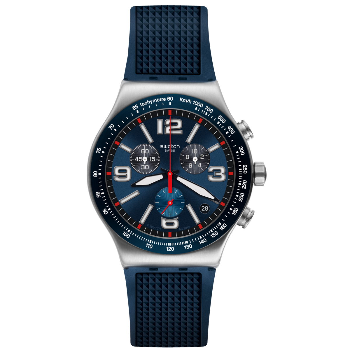 SWATCH Blue Grid YVS454