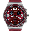 SWATCH YVS464 Wine Grid Men's Watch