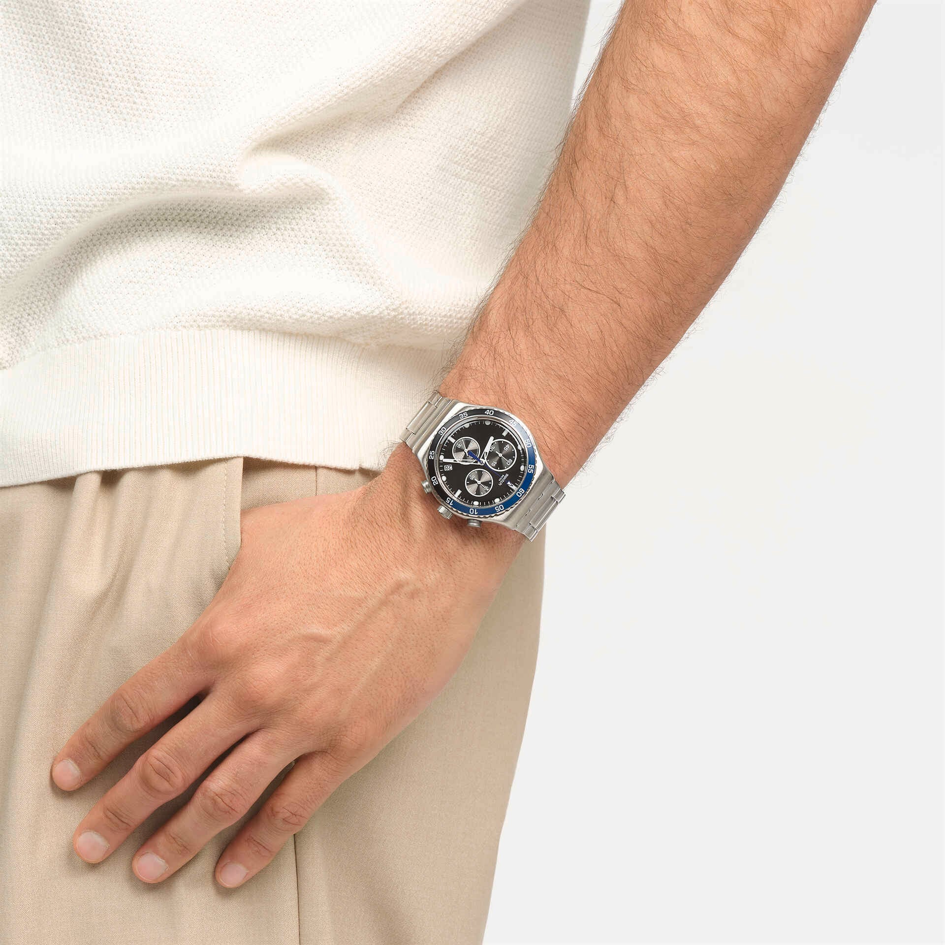 SWATCH YVS507G Dark Blue Irony Men's Watch