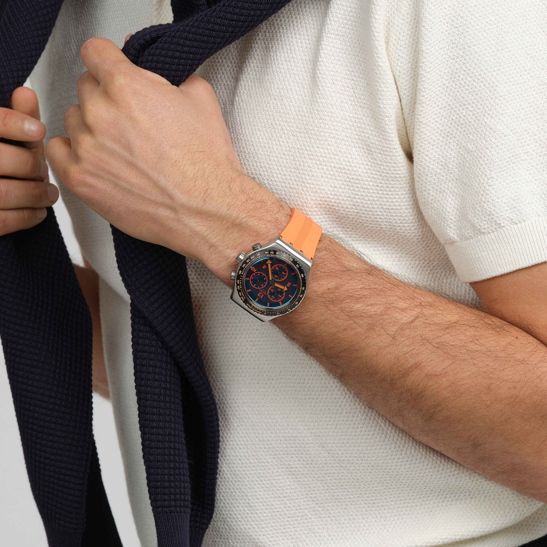 SWATCH YVS529 Tangerine Tiger Unisex Watch