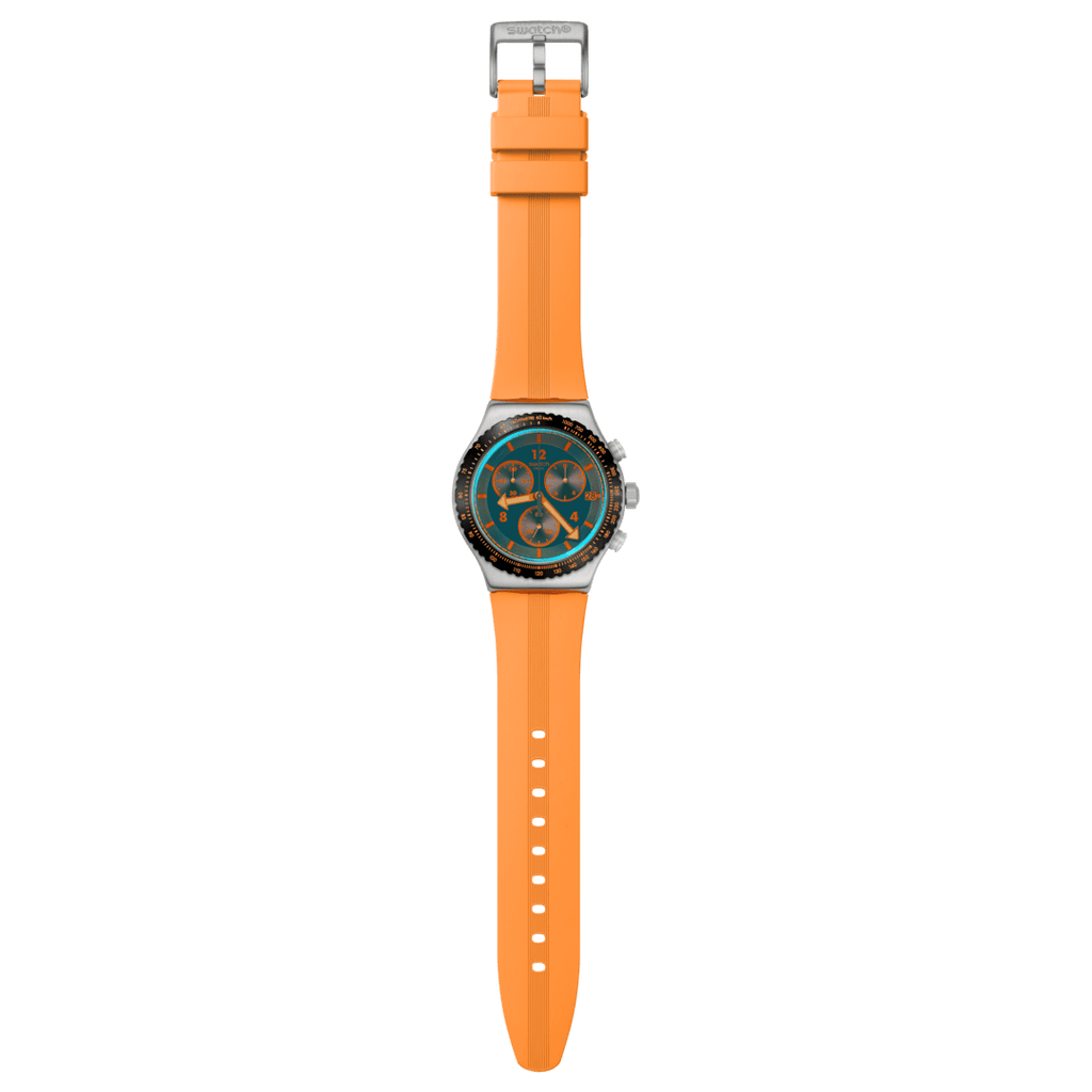 SWATCH YVS529 Tangerine Tiger Unisex Watch