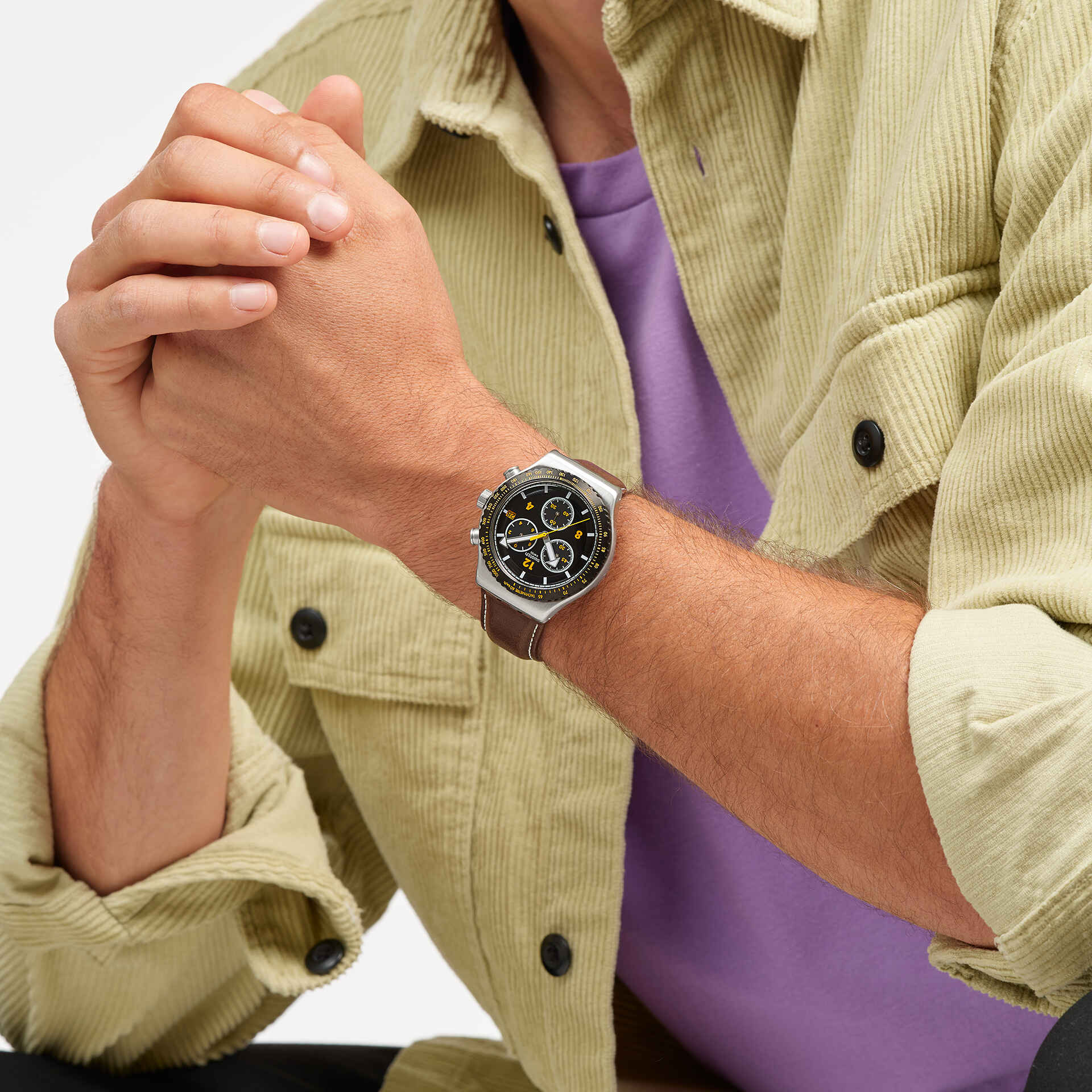 SWATCH YVS530 Chronograph Men's Watch